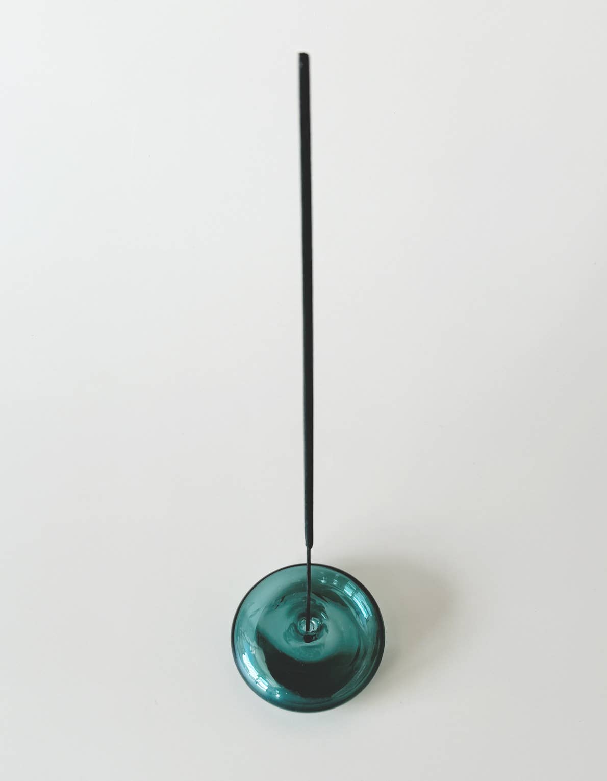 Bubble Incense Holder | Translucent Variations: Teal Glass