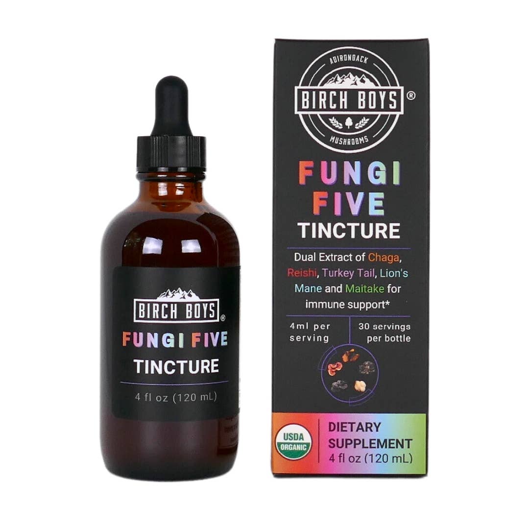 Fungi Five (Multi-Mushroom Tincture)—Birch Boys