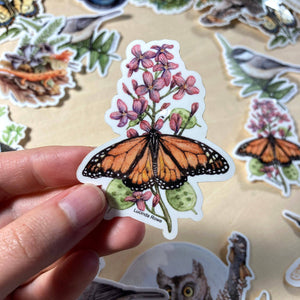 Monarch Butterfly Vinyl Sticker
