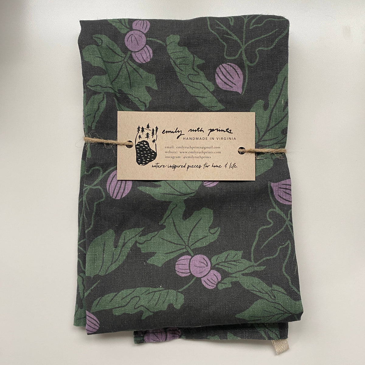 Fig - Linen Tea Towel