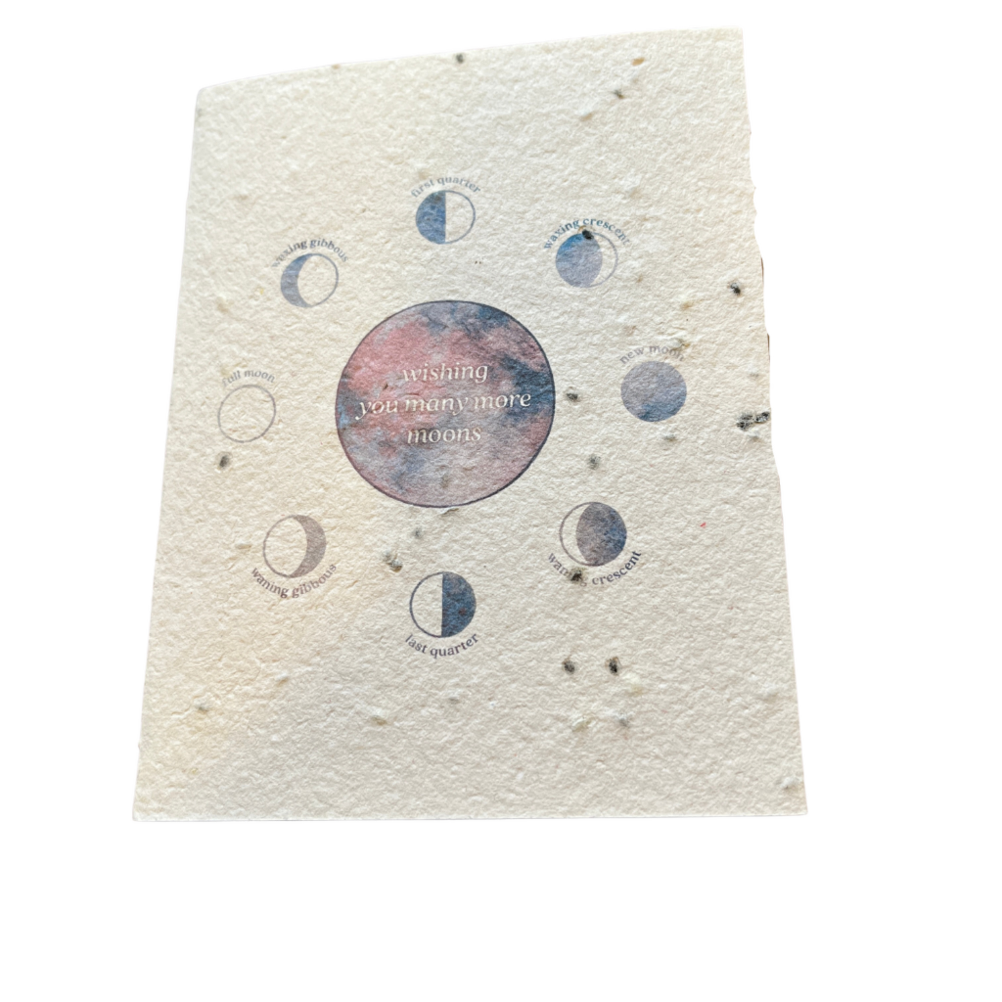 Moon Phase Birthday Plantable Herb Seed Card