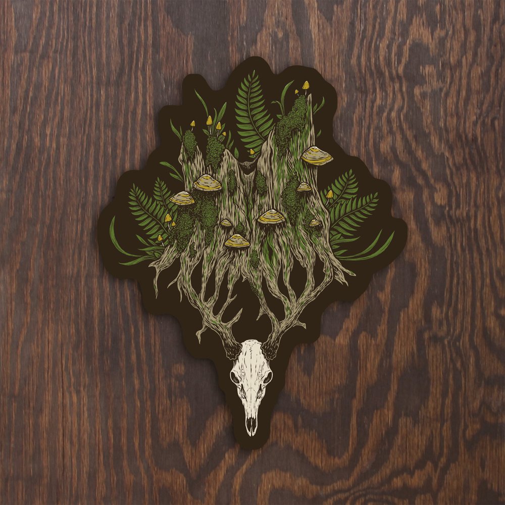 Luna Moth Sticker - Wild Roots Apothecary