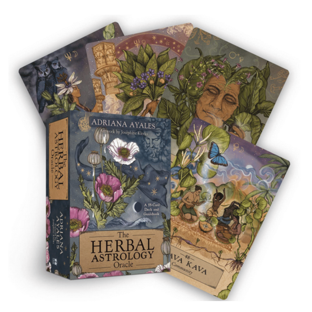 The Herbal Astrology Oracle: A 55-Card Deck and Guidebook by Adriana Ayales